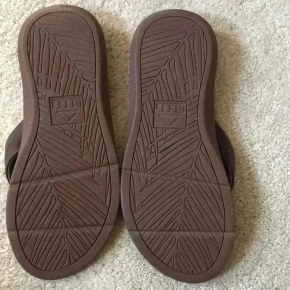 Reef Brown Pre-Owned Santa Ana Flip Flops-Size 11 - Picture 5 of 11